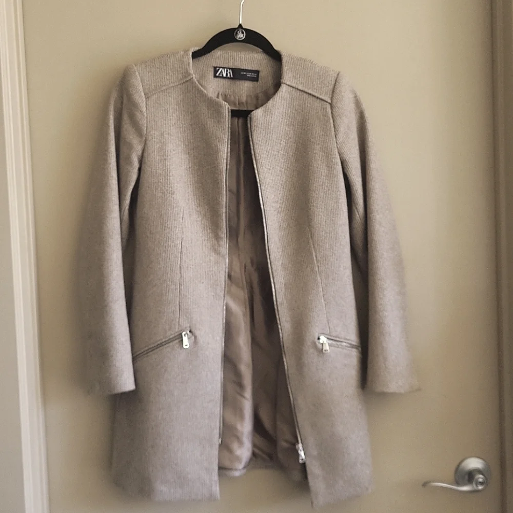 ZARA Made in Spain Longline Jacket - Picture 10 of 10
